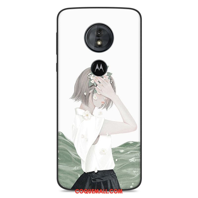 Étui Moto G6 Play Art Protection Vert, Coque Moto G6 Play Personnalité Tout Compris