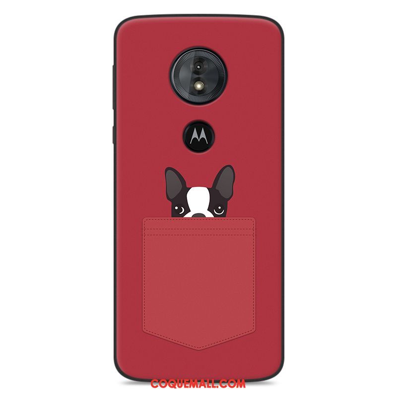 Étui Moto G6 Play Charmant Protection Dessin Animé, Coque Moto G6 Play Téléphone Portable Bleu