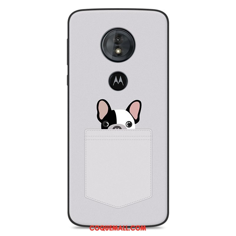 Étui Moto G6 Play Charmant Protection Dessin Animé, Coque Moto G6 Play Téléphone Portable Bleu