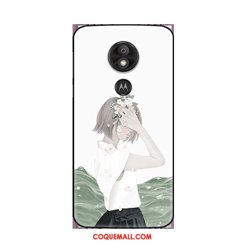 Étui Moto G6 Play Créatif Personnalité Silicone, Coque Moto G6 Play Protection Téléphone Portable