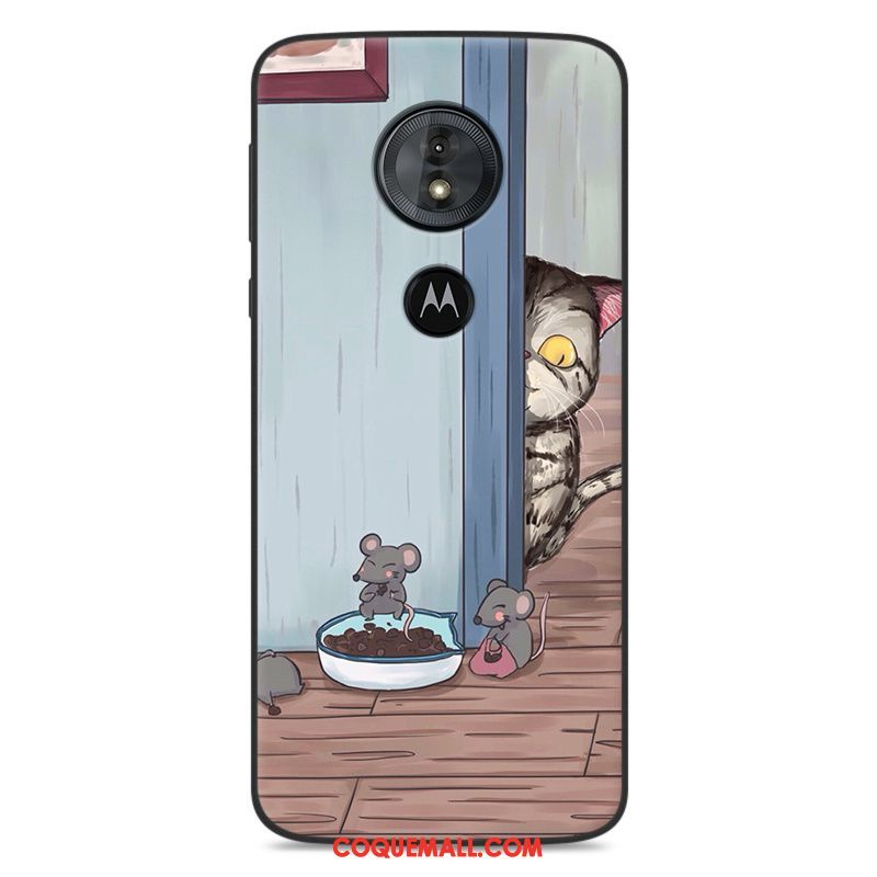 Étui Moto G6 Play Incassable Protection Téléphone Portable, Coque Moto G6 Play Dessin Animé Silicone