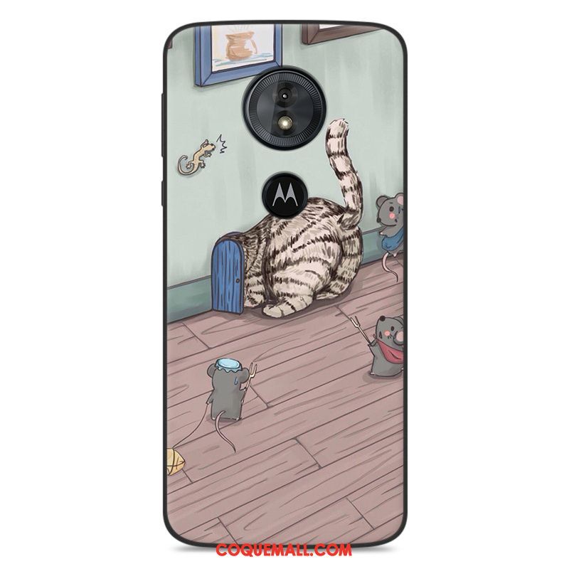 Étui Moto G6 Play Incassable Protection Téléphone Portable, Coque Moto G6 Play Dessin Animé Silicone