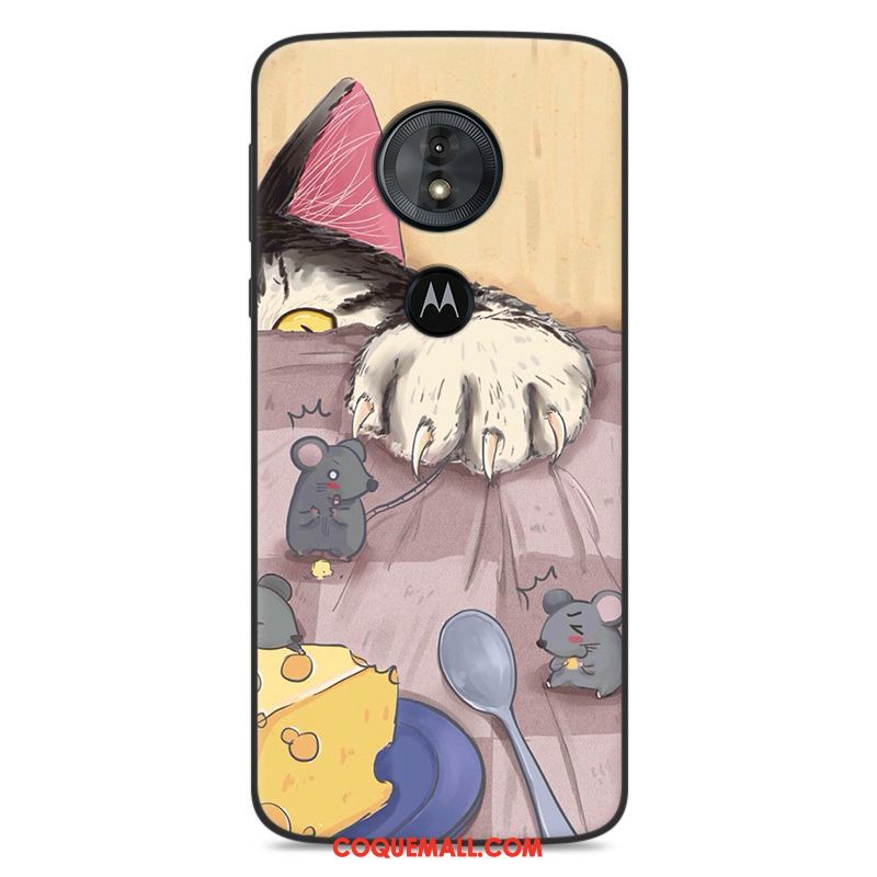 Étui Moto G6 Play Incassable Protection Téléphone Portable, Coque Moto G6 Play Dessin Animé Silicone