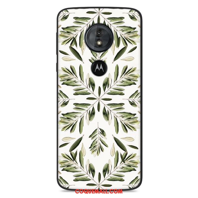 Étui Moto G6 Play Personnalité Fluide Doux Téléphone Portable, Coque Moto G6 Play Dessin Animé Protection Beige