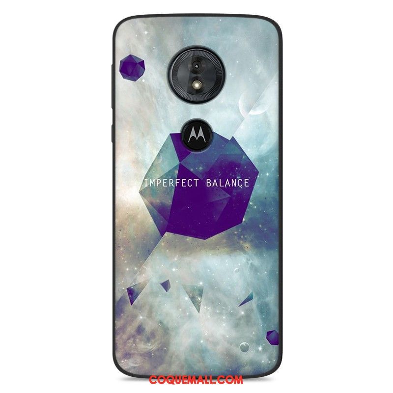 Étui Moto G6 Play Personnalité Fluide Doux Téléphone Portable, Coque Moto G6 Play Dessin Animé Protection Beige