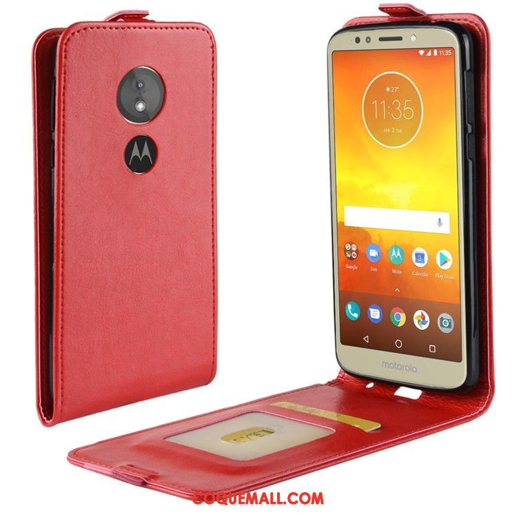 Étui Moto G6 Play Téléphone Portable Incassable Protection, Coque Moto G6 Play Étui En Cuir Braun