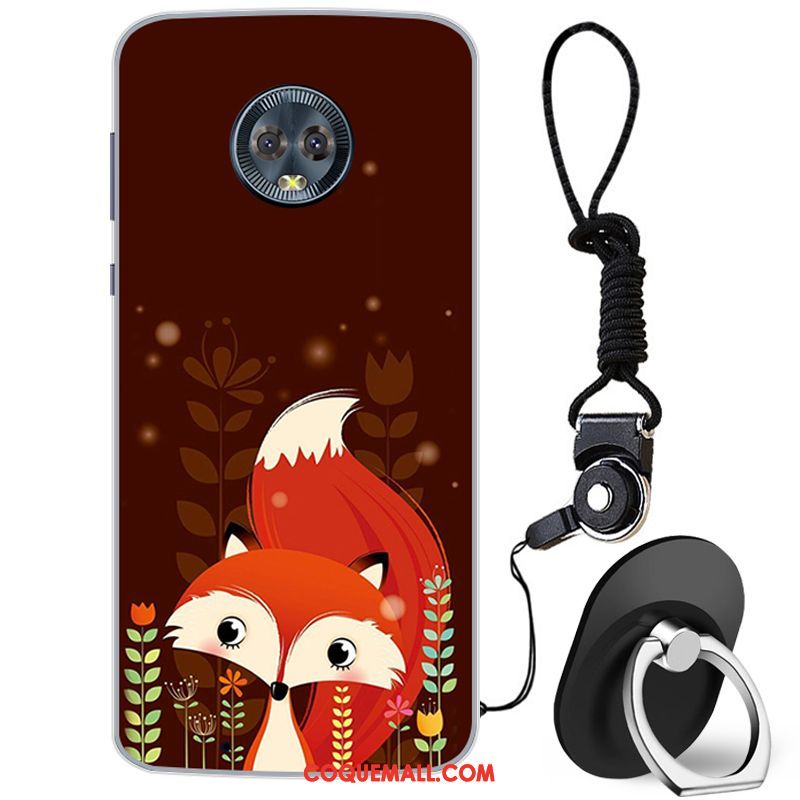 Étui Moto G6 Simple Protection Fluide Doux, Coque Moto G6 Téléphone Portable Tendance