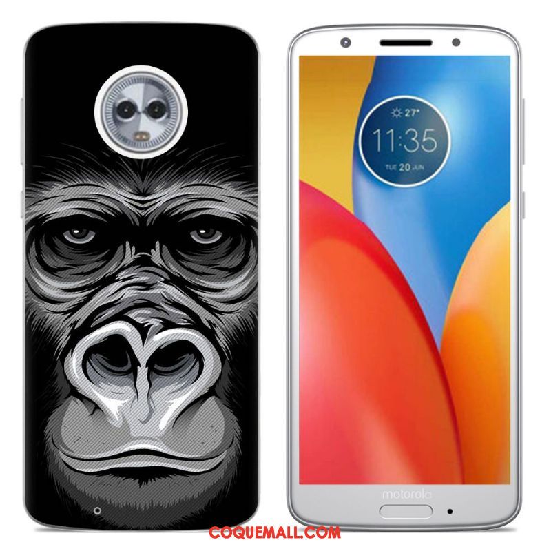 Étui Moto G6 Téléphone Portable Silicone Tendance, Coque Moto G6 Dessin Animé Coque En Silicone