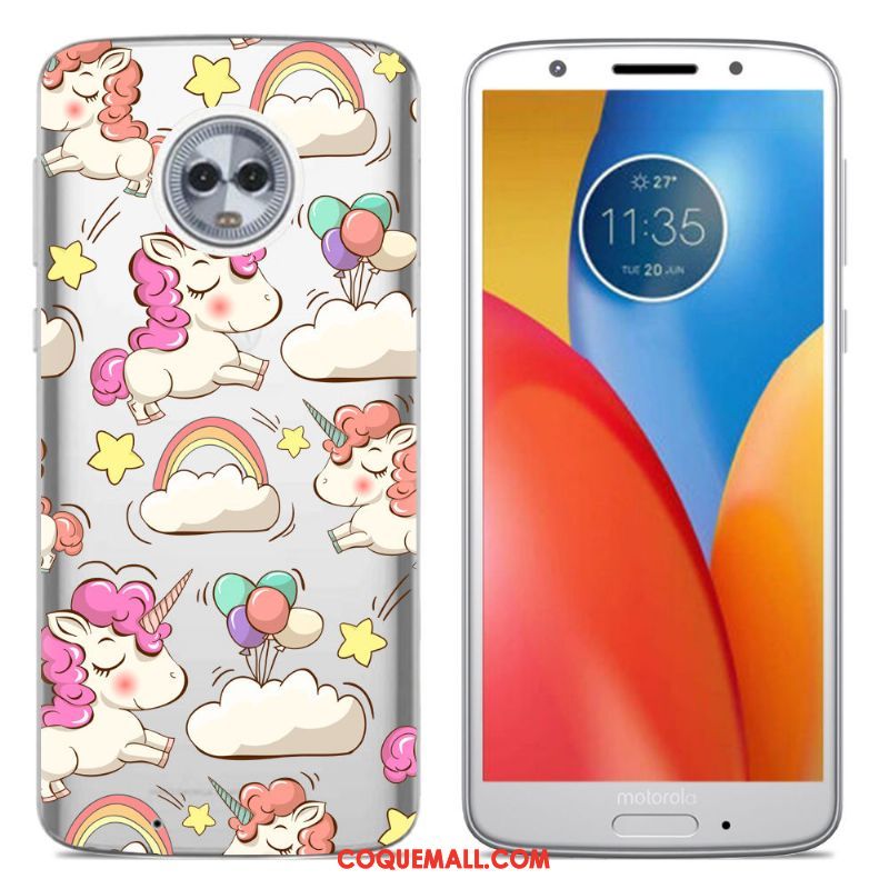 Étui Moto G6 Téléphone Portable Silicone Tendance, Coque Moto G6 Dessin Animé Coque En Silicone