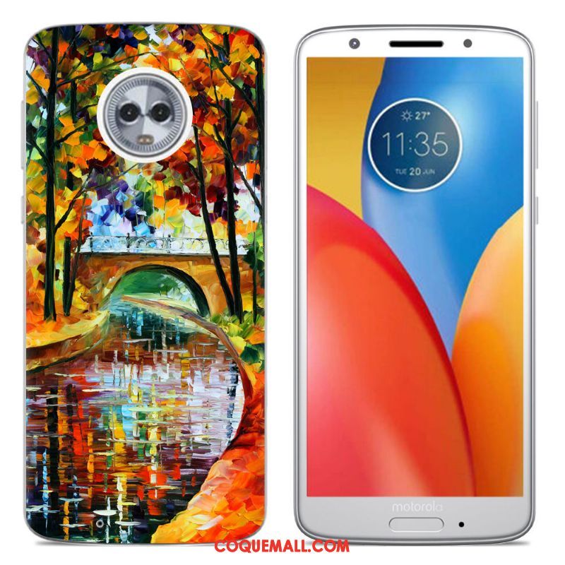 Étui Moto G6 Téléphone Portable Silicone Tendance, Coque Moto G6 Dessin Animé Coque En Silicone