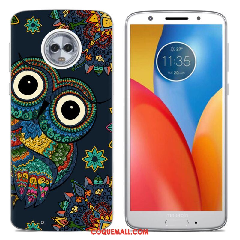 Étui Moto G6 Téléphone Portable Silicone Tendance, Coque Moto G6 Dessin Animé Coque En Silicone