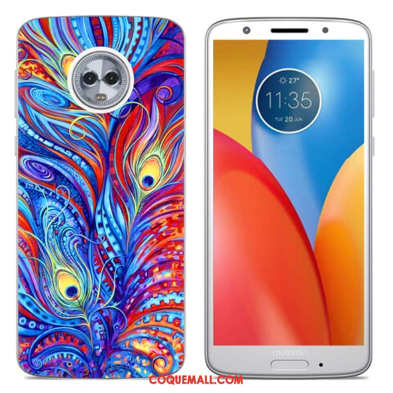 Étui Moto G6 Téléphone Portable Silicone Tendance, Coque Moto G6 Dessin Animé Coque En Silicone