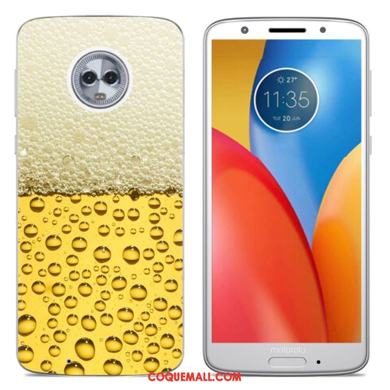 Étui Moto G6 Téléphone Portable Silicone Tendance, Coque Moto G6 Dessin Animé Coque En Silicone