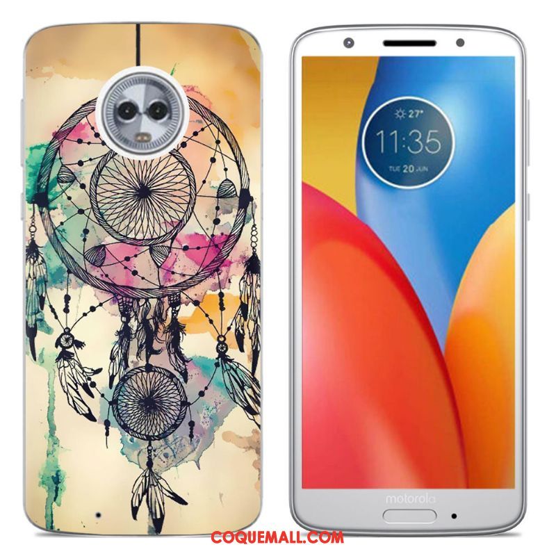 Étui Moto G6 Téléphone Portable Silicone Tendance, Coque Moto G6 Dessin Animé Coque En Silicone