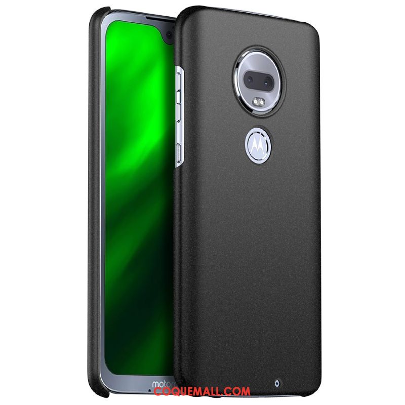 Étui Moto G7 Couleur Unie Délavé En Daim Protection, Coque Moto G7 Tout Compris Incassable Beige