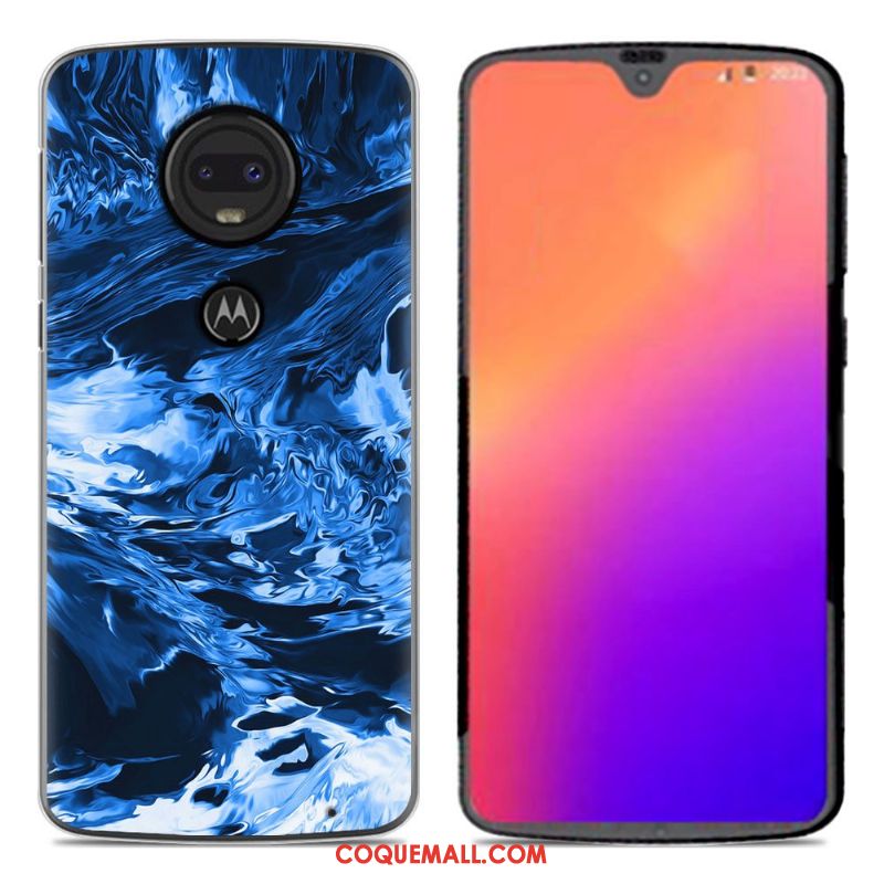 Étui Moto G7 Créatif Personnalité Téléphone Portable, Coque Moto G7 Dessin Animé Nouveau