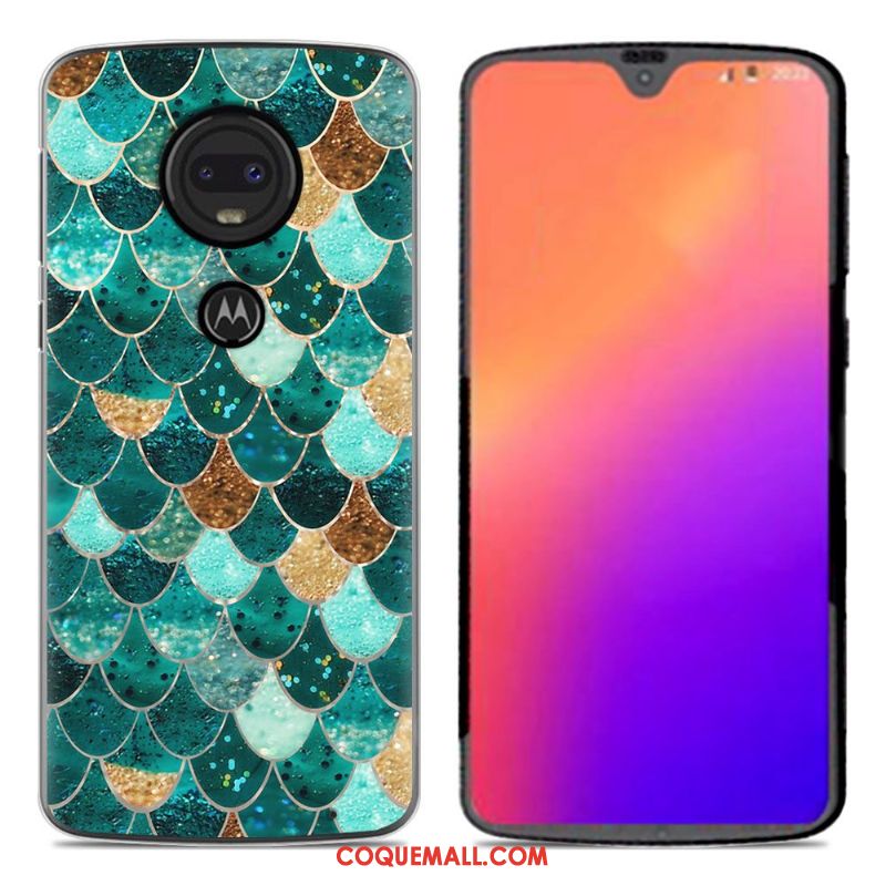 Étui Moto G7 Créatif Personnalité Téléphone Portable, Coque Moto G7 Dessin Animé Nouveau