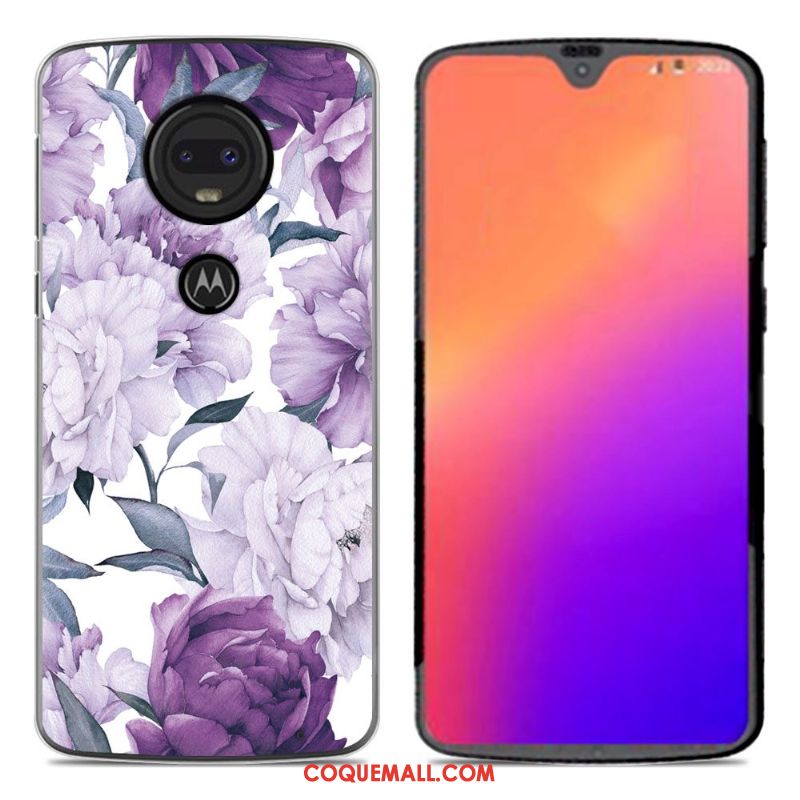 Étui Moto G7 Créatif Personnalité Téléphone Portable, Coque Moto G7 Dessin Animé Nouveau