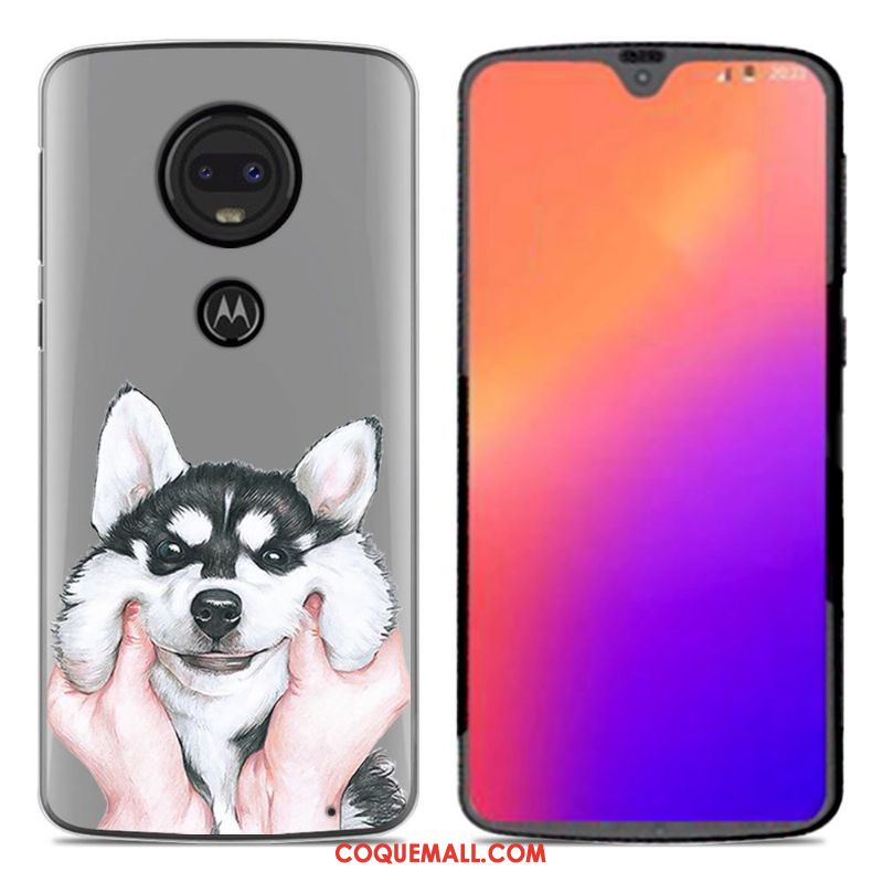 Étui Moto G7 Créatif Personnalité Téléphone Portable, Coque Moto G7 Dessin Animé Nouveau