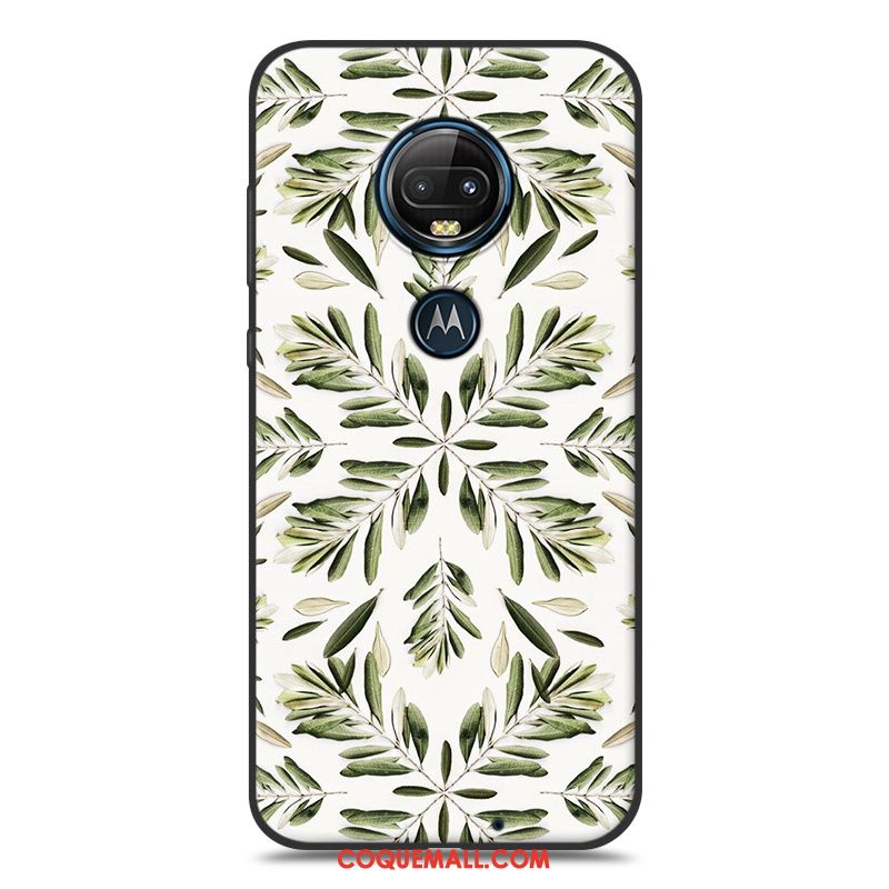 Étui Moto G7 Nouveau Noir Protection, Coque Moto G7 Téléphone Portable Tout Compris