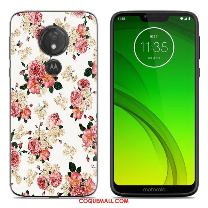 Étui Moto G7 Play Incassable Protection Téléphone Portable, Coque Moto G7 Play Dessin Animé Peinture