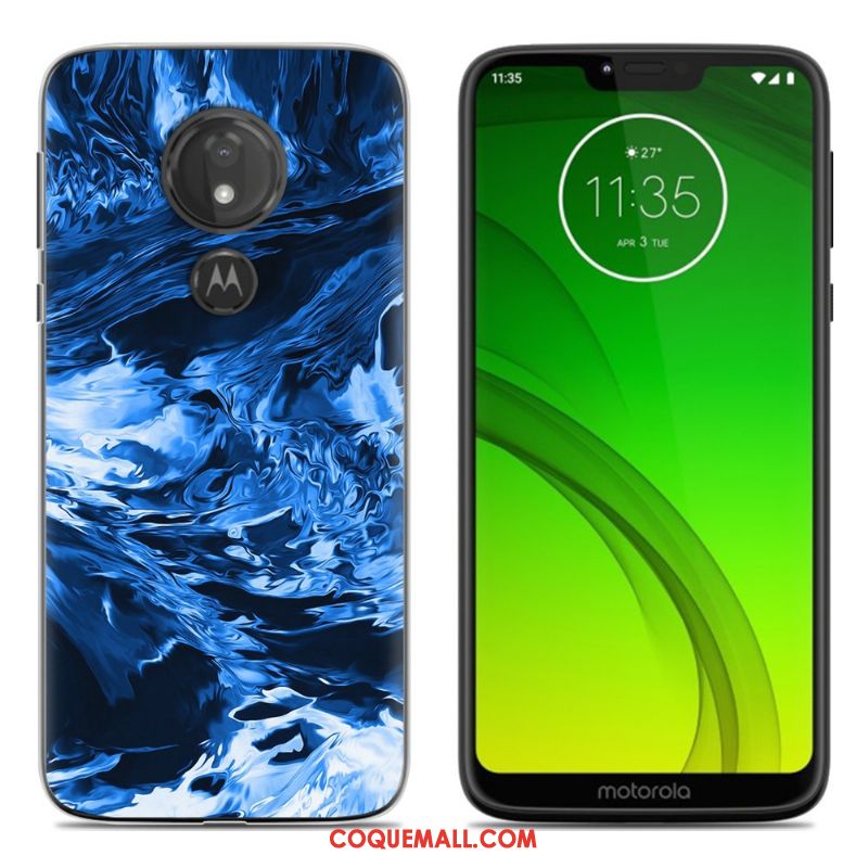 Étui Moto G7 Play Incassable Protection Téléphone Portable, Coque Moto G7 Play Dessin Animé Peinture