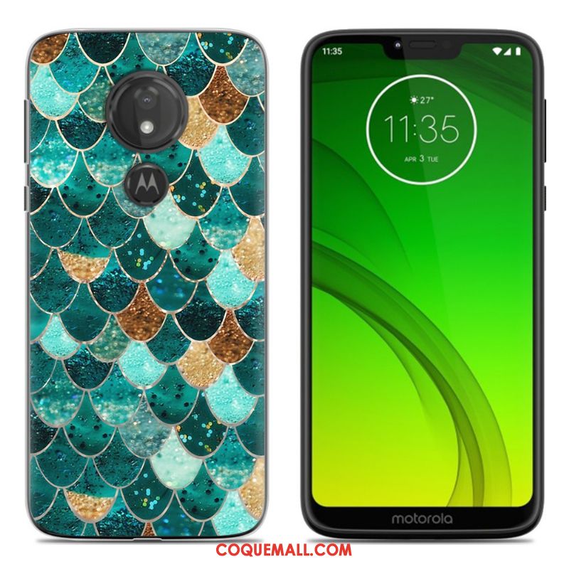 Étui Moto G7 Play Incassable Protection Téléphone Portable, Coque Moto G7 Play Dessin Animé Peinture