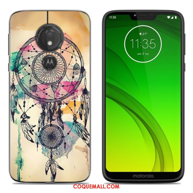 Étui Moto G7 Play Incassable Protection Téléphone Portable, Coque Moto G7 Play Dessin Animé Peinture