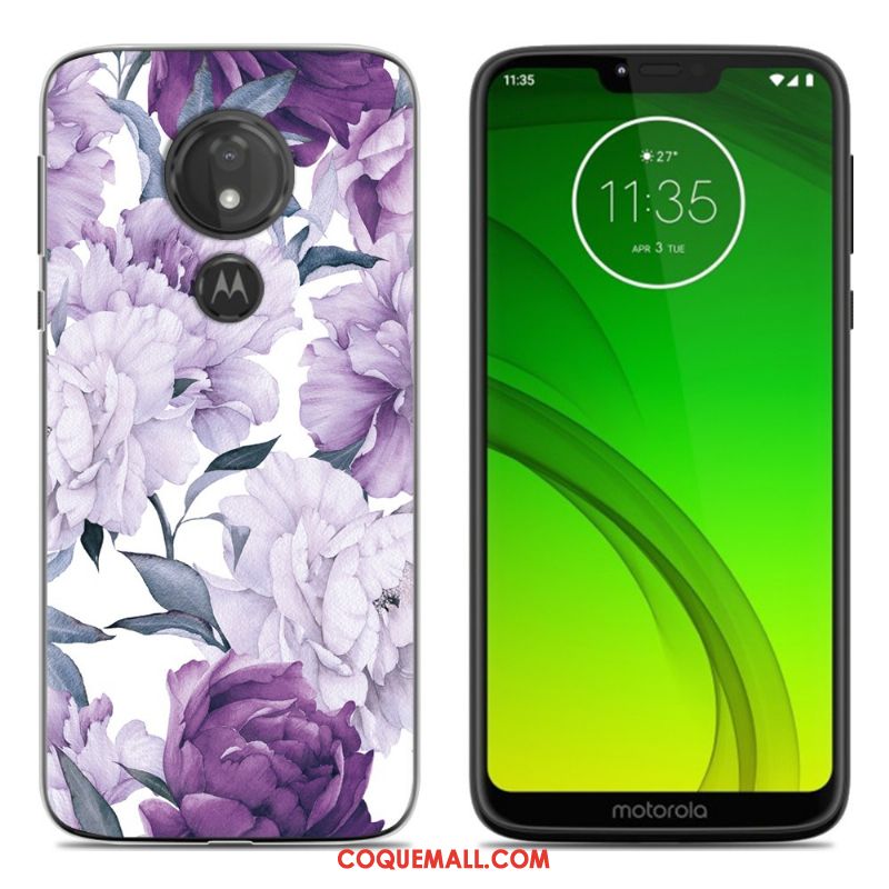 Étui Moto G7 Play Incassable Protection Téléphone Portable, Coque Moto G7 Play Dessin Animé Peinture