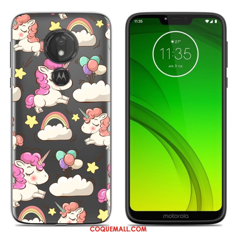 Étui Moto G7 Play Incassable Protection Téléphone Portable, Coque Moto G7 Play Dessin Animé Peinture