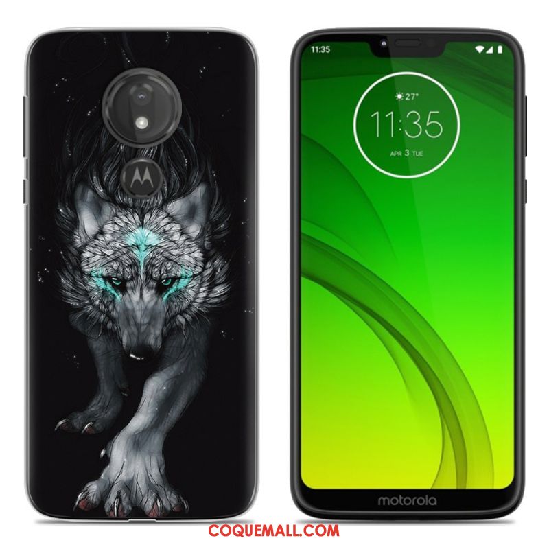 Étui Moto G7 Play Incassable Protection Téléphone Portable, Coque Moto G7 Play Dessin Animé Peinture