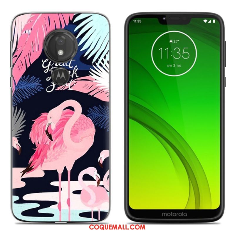 Étui Moto G7 Play Incassable Protection Téléphone Portable, Coque Moto G7 Play Dessin Animé Peinture