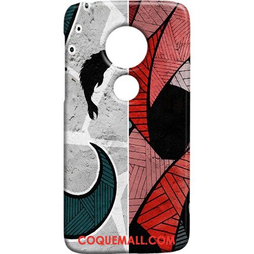 Étui Moto G7 Play Marque De Tendance Téléphone Portable Hip Hop, Coque Moto G7 Play Difficile Rue