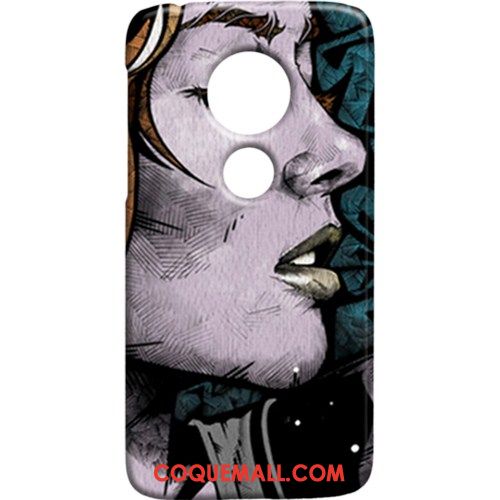 Étui Moto G7 Play Marque De Tendance Téléphone Portable Hip Hop, Coque Moto G7 Play Difficile Rue