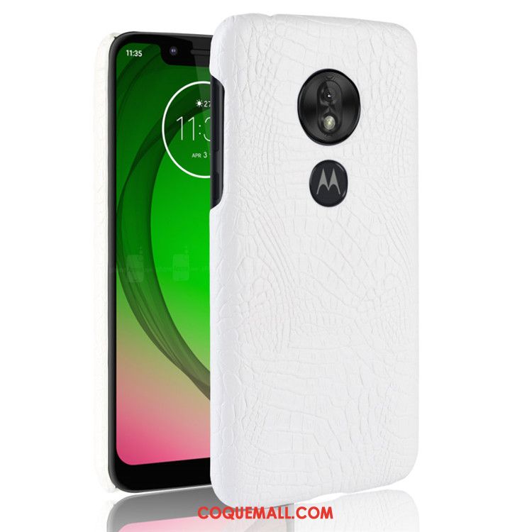 Étui Moto G7 Play Noir Incassable Business, Coque Moto G7 Play Créatif Téléphone Portable