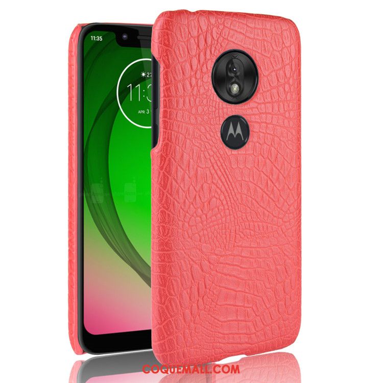 Étui Moto G7 Play Noir Incassable Business, Coque Moto G7 Play Créatif Téléphone Portable