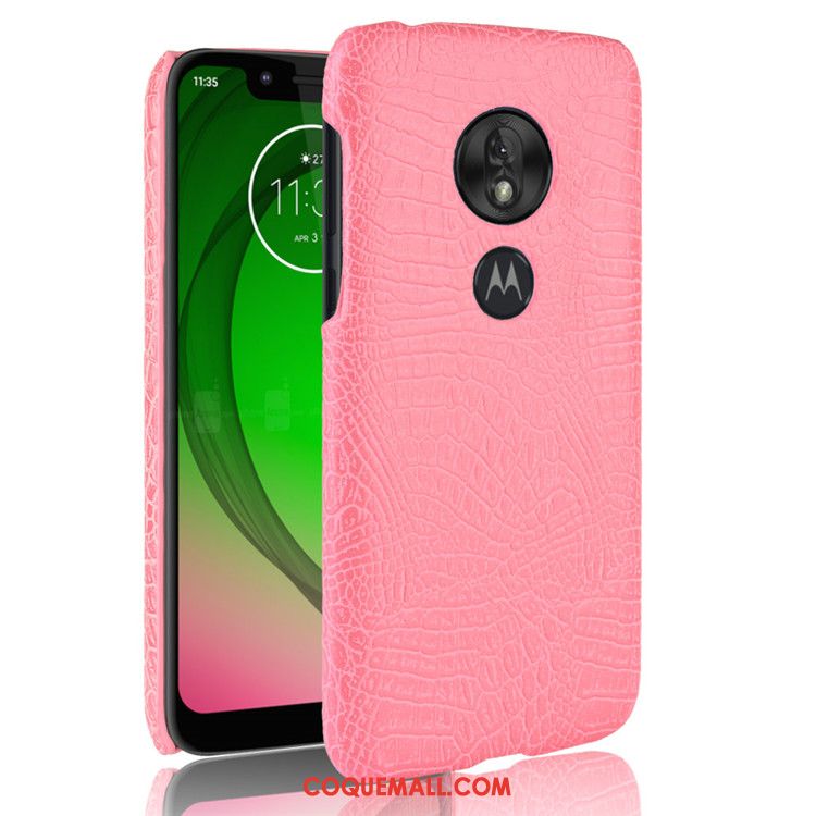 Étui Moto G7 Play Noir Incassable Business, Coque Moto G7 Play Créatif Téléphone Portable