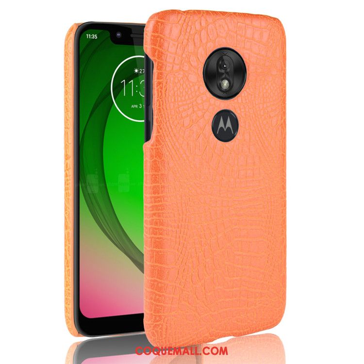 Étui Moto G7 Play Noir Incassable Business, Coque Moto G7 Play Créatif Téléphone Portable