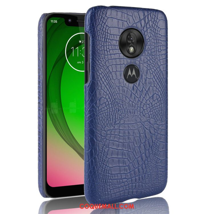 Étui Moto G7 Play Noir Incassable Business, Coque Moto G7 Play Créatif Téléphone Portable