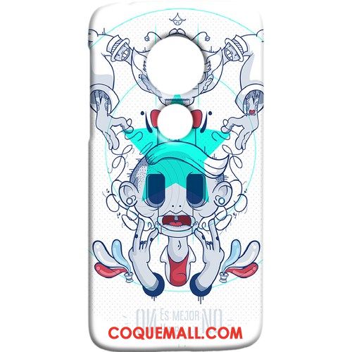 Étui Moto G7 Play Téléphone Portable Délavé En Daim Rouge, Coque Moto G7 Play Vent Mignonne