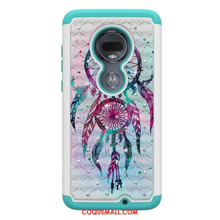 Étui Moto G7 Plus Incassable Nouveau Téléphone Portable, Coque Moto G7 Plus Peinture Dessin Animé