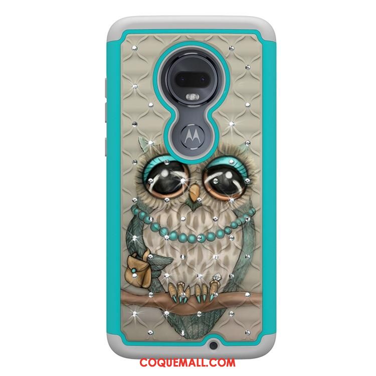 Étui Moto G7 Plus Incassable Nouveau Téléphone Portable, Coque Moto G7 Plus Peinture Dessin Animé