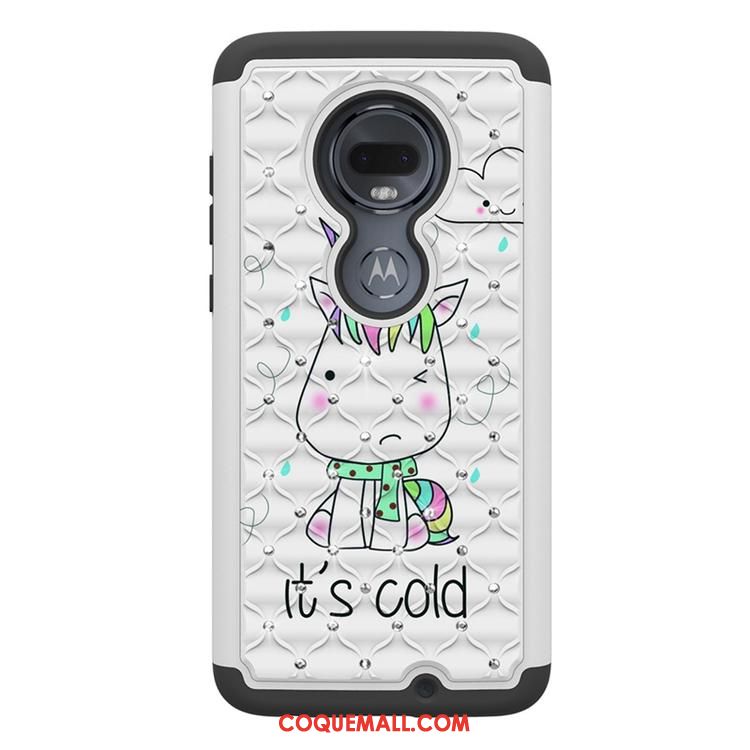 Étui Moto G7 Plus Incassable Nouveau Téléphone Portable, Coque Moto G7 Plus Peinture Dessin Animé