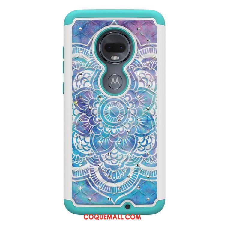 Étui Moto G7 Plus Incassable Nouveau Téléphone Portable, Coque Moto G7 Plus Peinture Dessin Animé