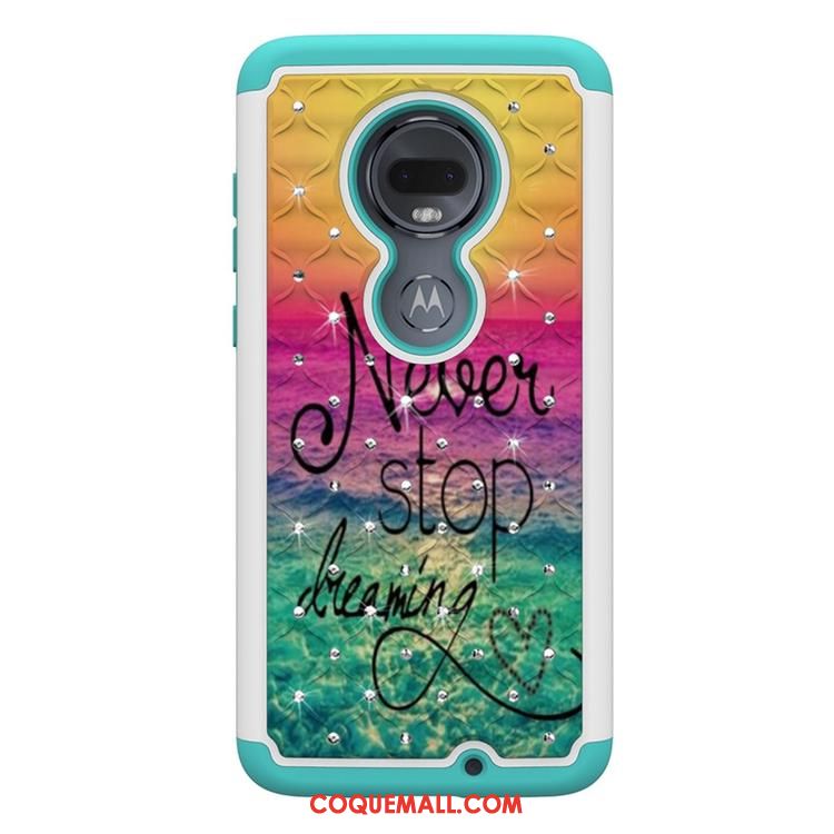 Étui Moto G7 Plus Incassable Nouveau Téléphone Portable, Coque Moto G7 Plus Peinture Dessin Animé