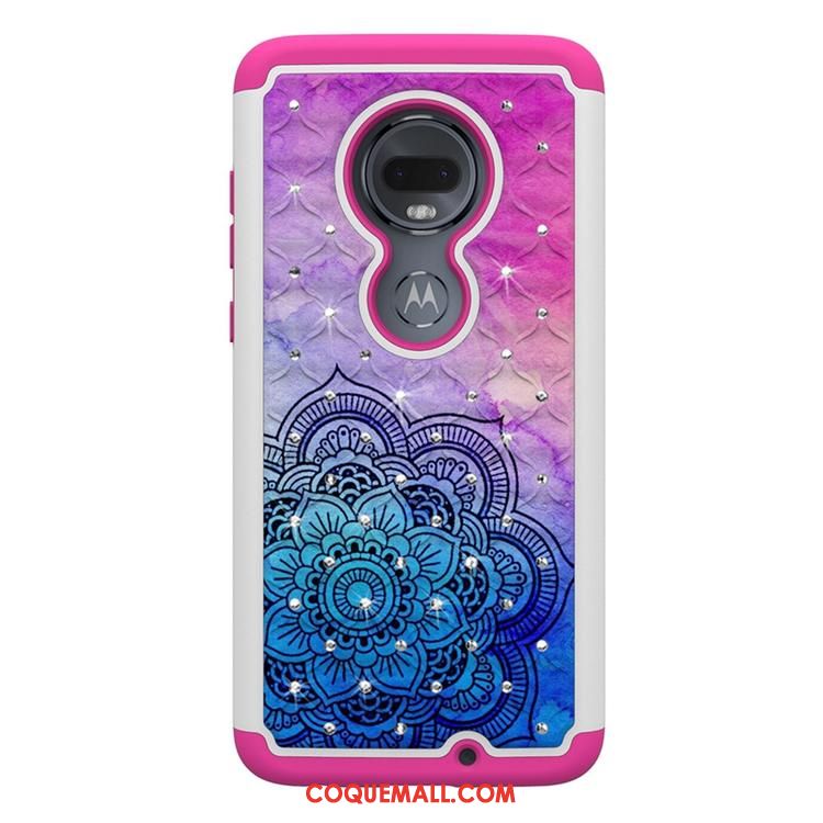 Étui Moto G7 Plus Incassable Nouveau Téléphone Portable, Coque Moto G7 Plus Peinture Dessin Animé