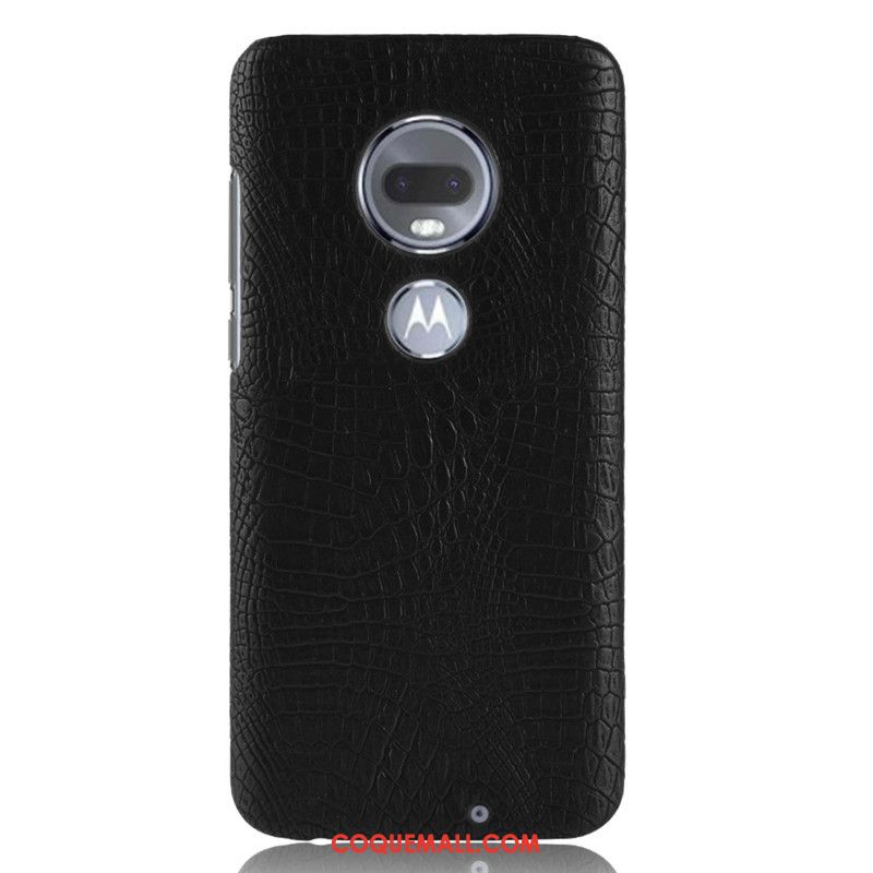 Étui Moto G7 Plus Téléphone Portable Protection Incassable, Coque Moto G7 Plus Difficile Bleu Marin