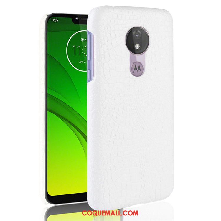 Étui Moto G7 Power Incassable Téléphone Portable Noir, Coque Moto G7 Power Sac Délavé En Daim