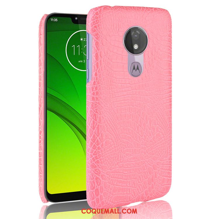 Étui Moto G7 Power Incassable Téléphone Portable Noir, Coque Moto G7 Power Sac Délavé En Daim