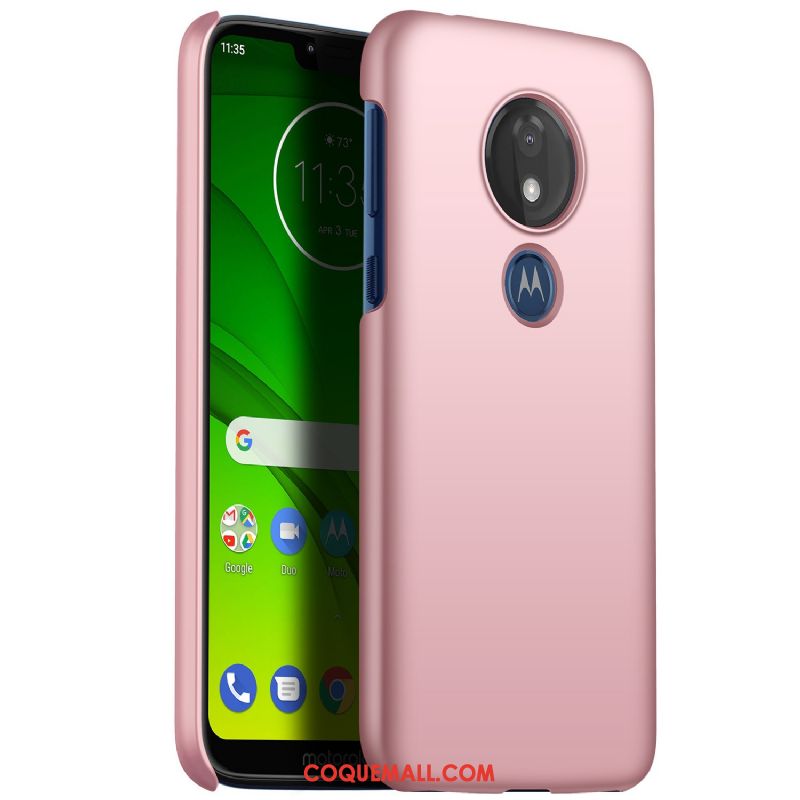 Étui Moto G7 Power Protection Fluide Difficile, Coque Moto G7 Power Tout Compris Téléphone Portable Beige